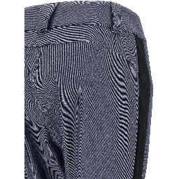 Gray Polyester Athletic Pants
