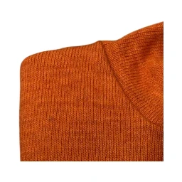 Orange Wool Men's Sweater