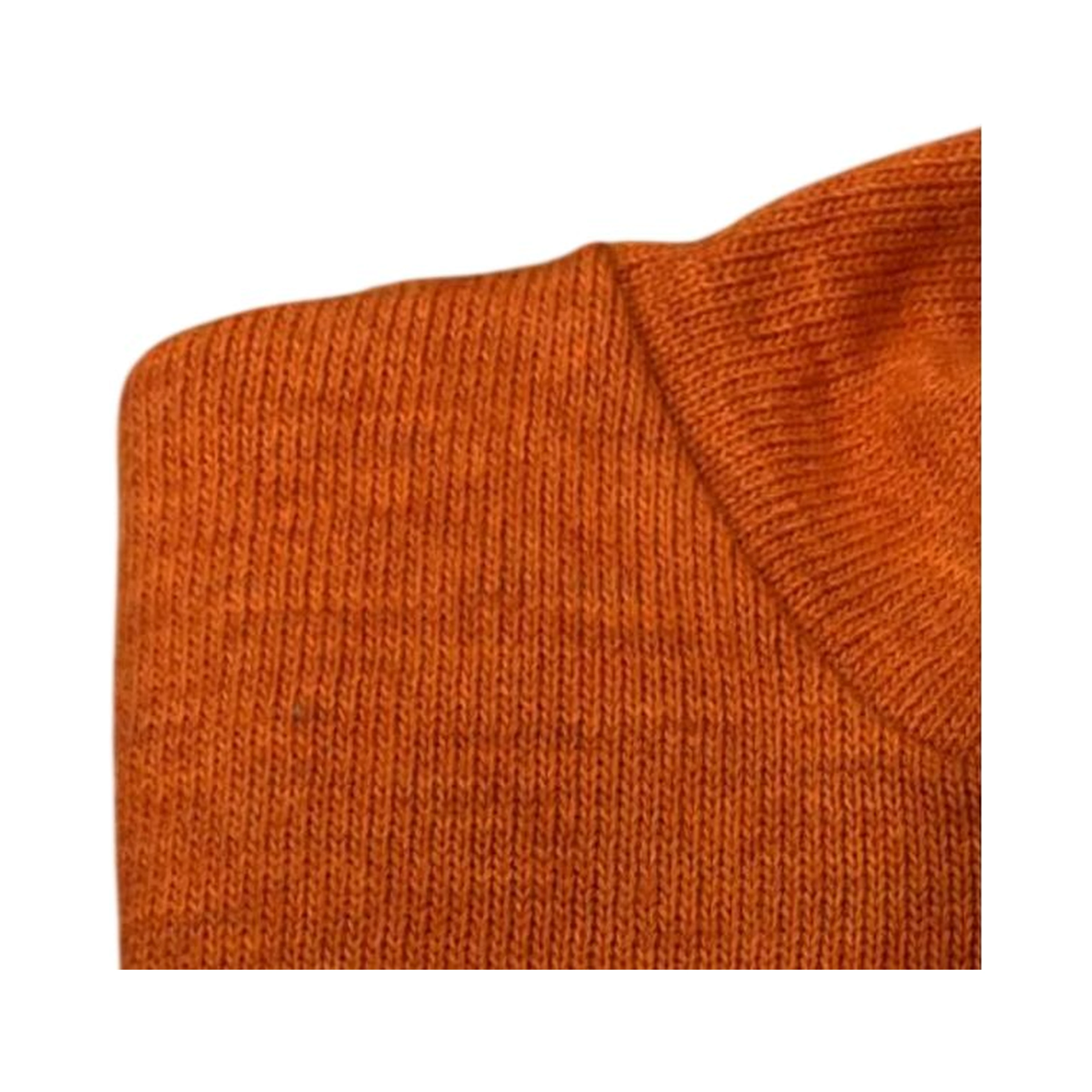 Orange Wool Men's Sweater