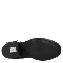 Black Leather Ankle Boots