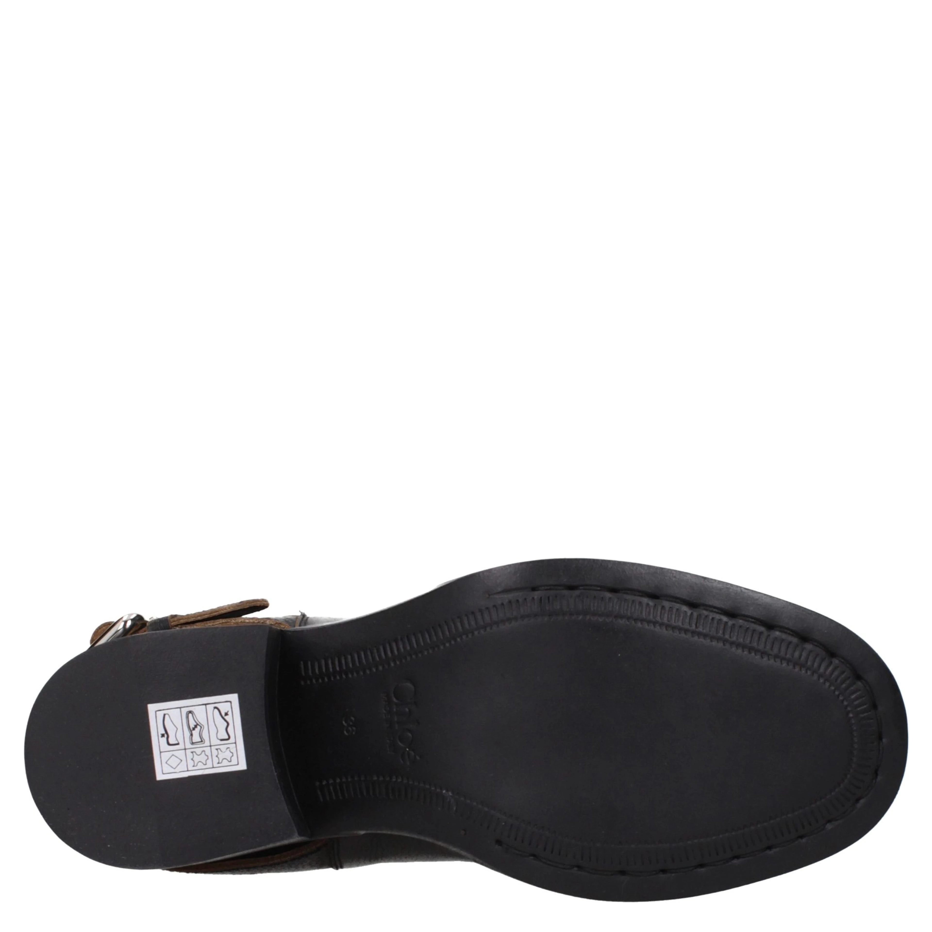 Black Leather Ankle Boots