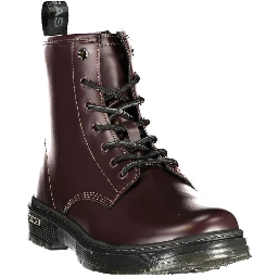 Red Polyurethane Women's Boot