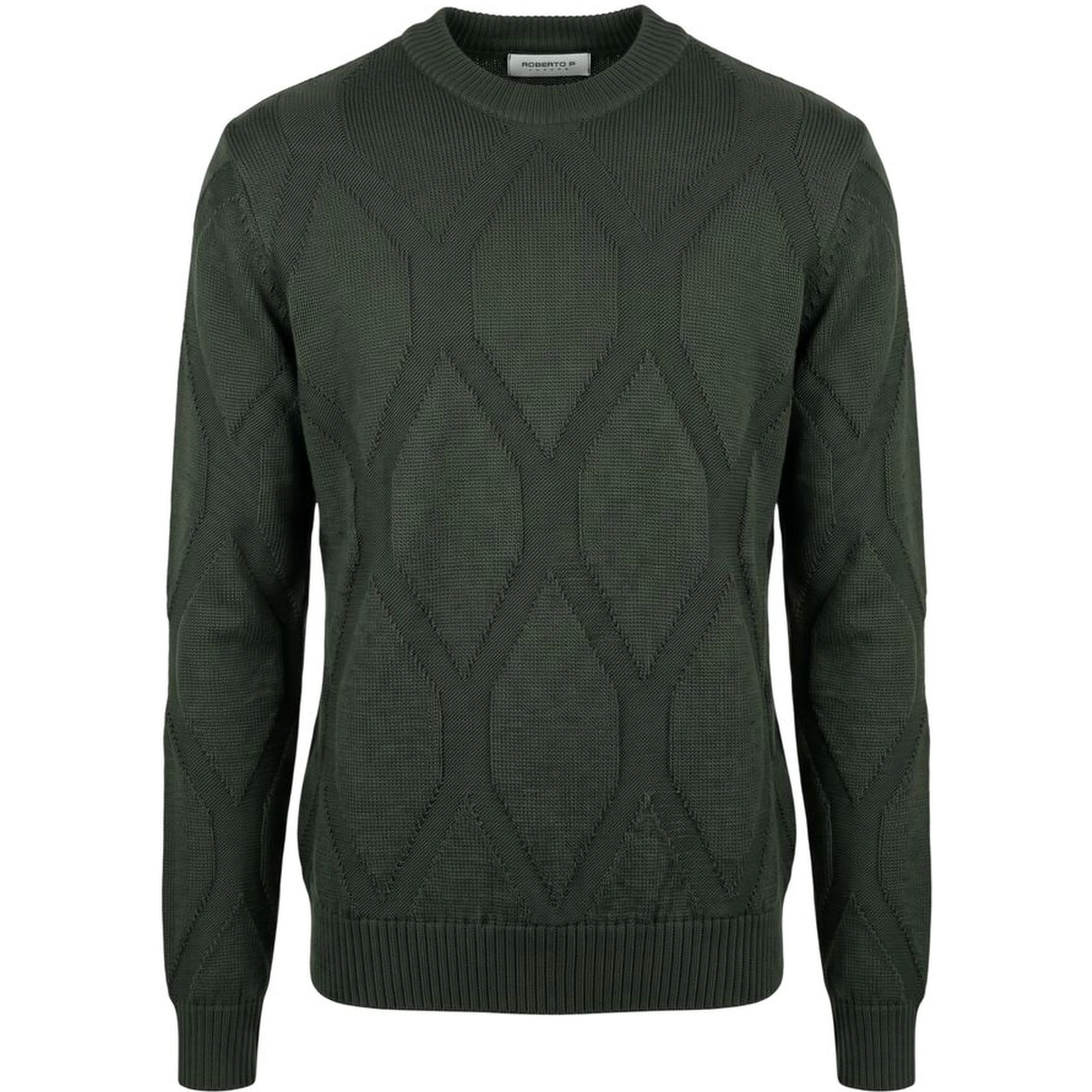 Green Wool Men's Sweater