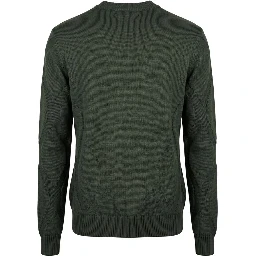 Green Wool Men's Sweater