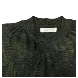 Green Wool Men's Sweater