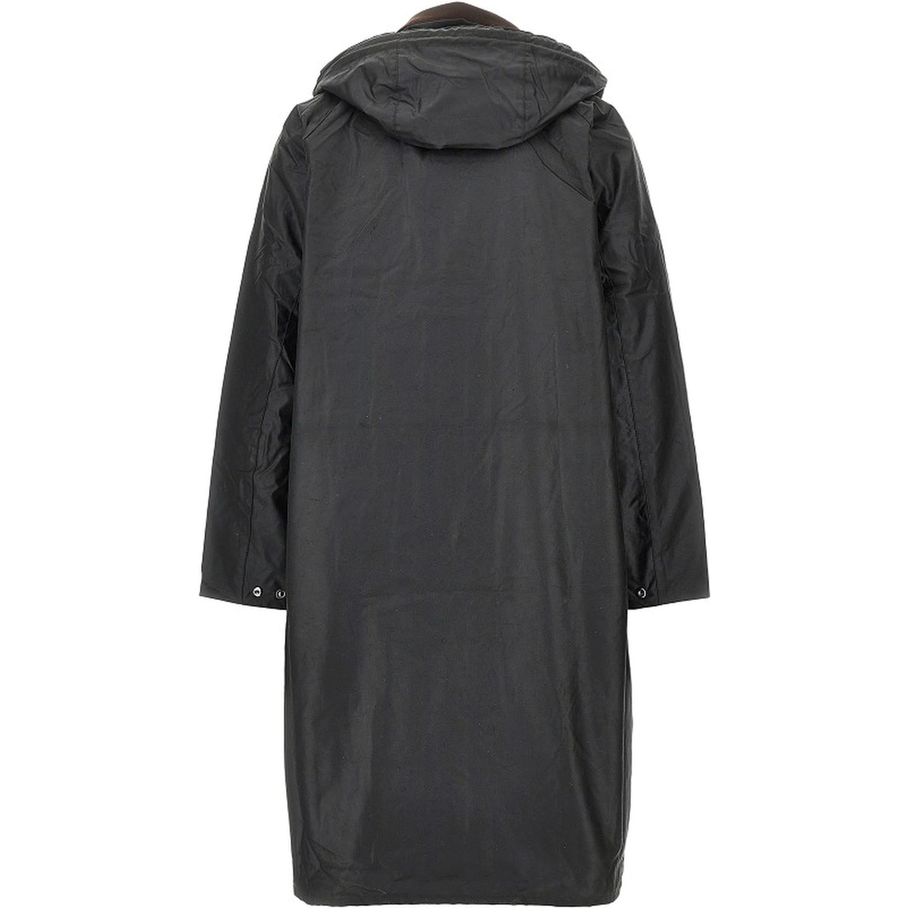 'Bedale' waxed cotton long trench coat