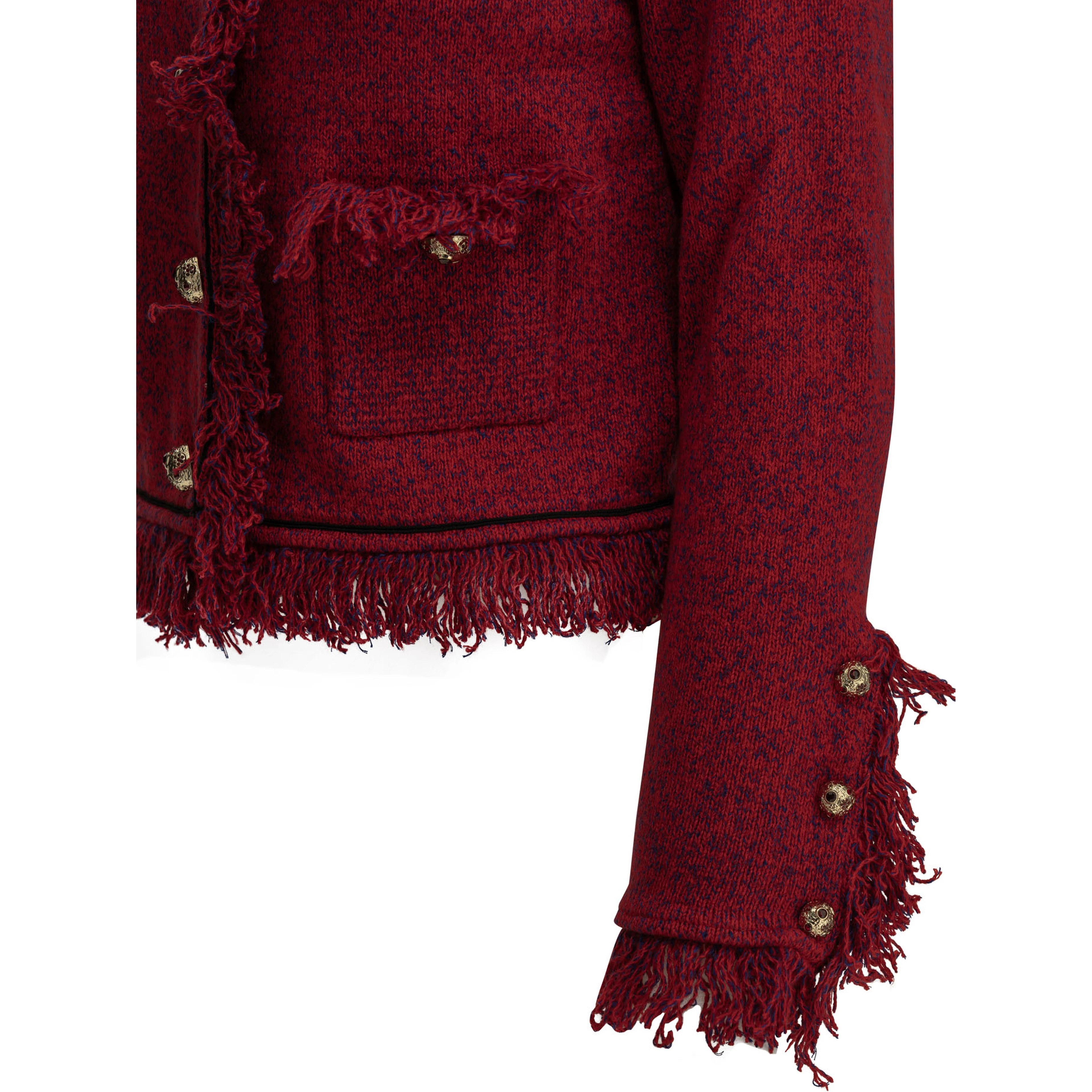 Fringed blazer