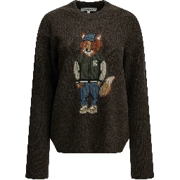 "Dressed Fox" Crew-Neck Sweater