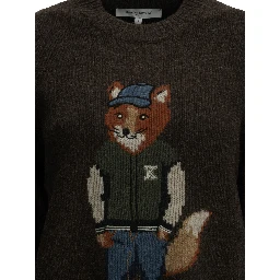 "Dressed Fox" Crew-Neck Sweater