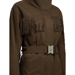 Fringed ski suit