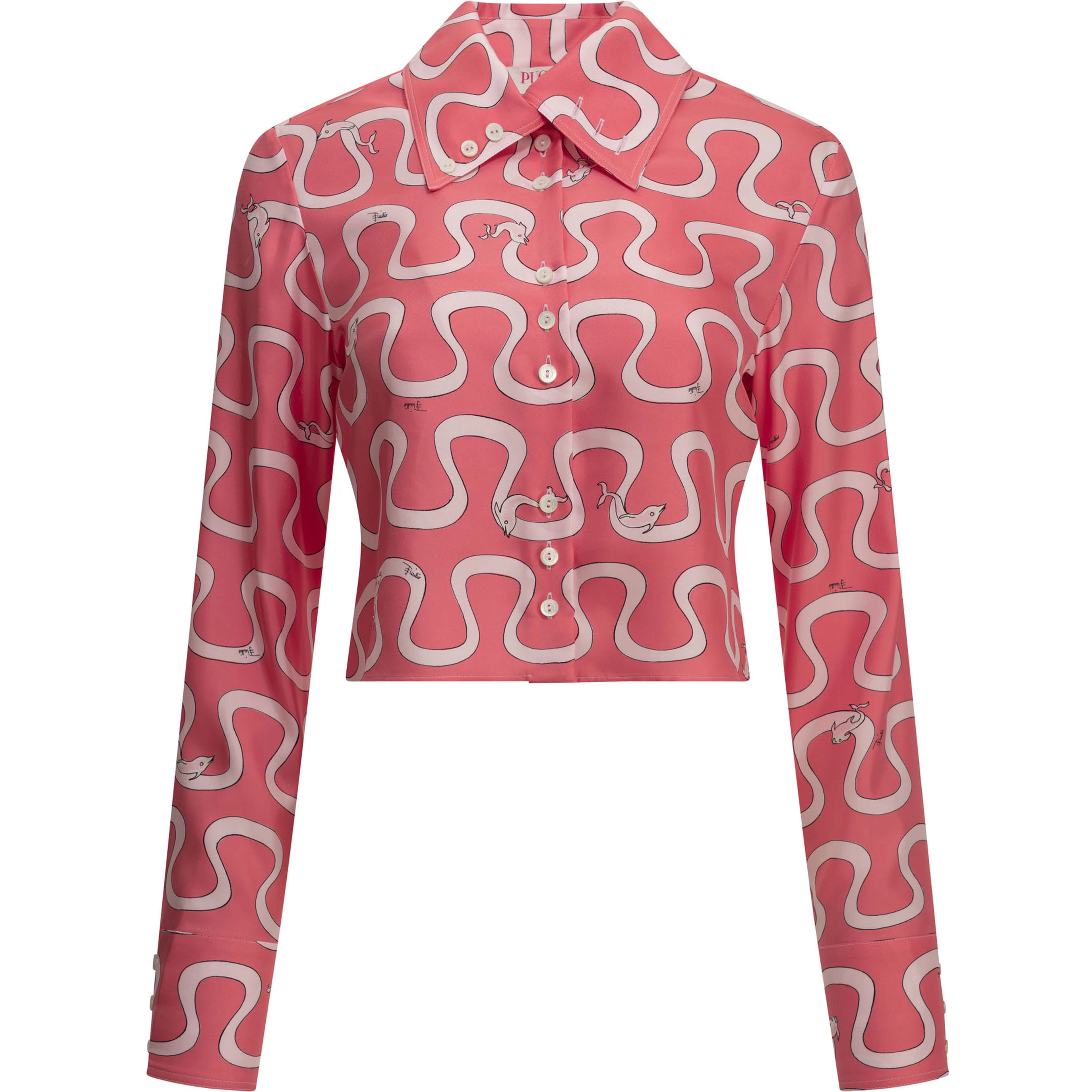 Casual silk shirt