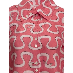 Casual silk shirt