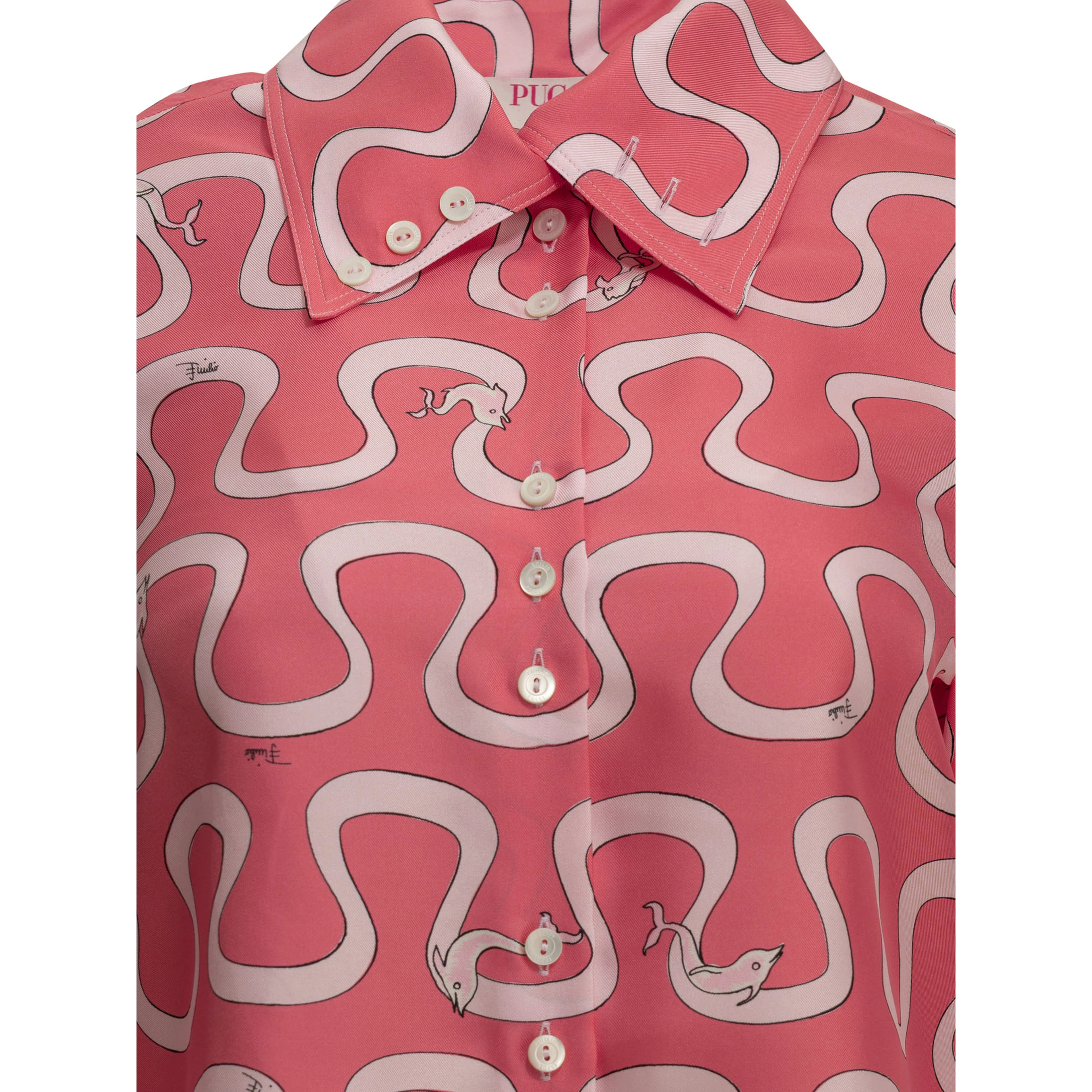 Casual silk shirt