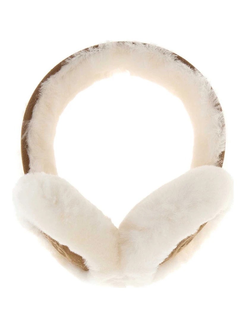 W SHEEPSKIN EMBROIDERY EARMUFF