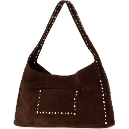 MAXI FRANCA BAG SUEDE BROWN