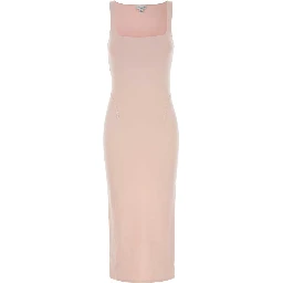 PENCIL DRESS SILK VISCOSE BLEND