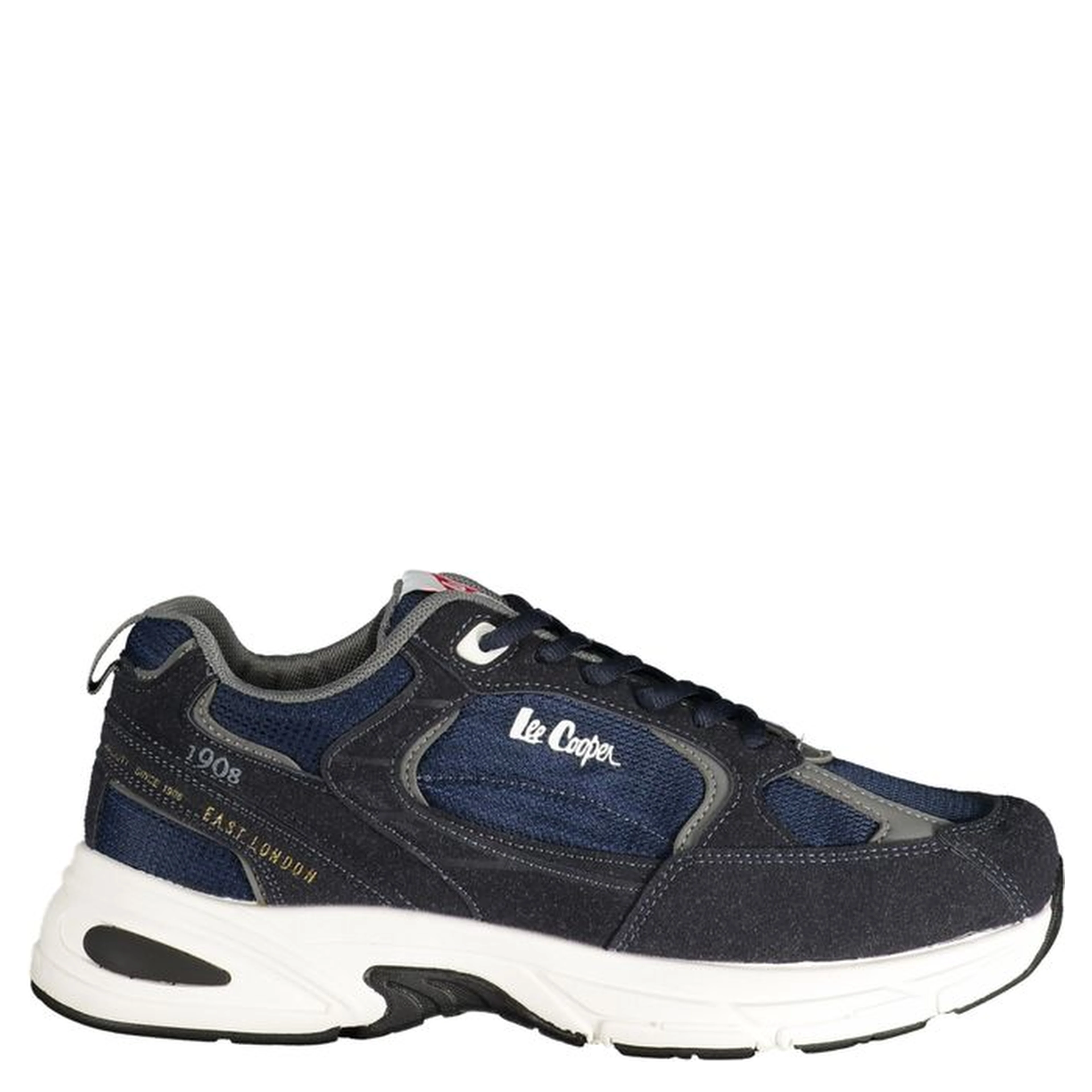 Blue Polyurethane Men's Sneaker