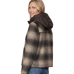 Brown Polyester Coat