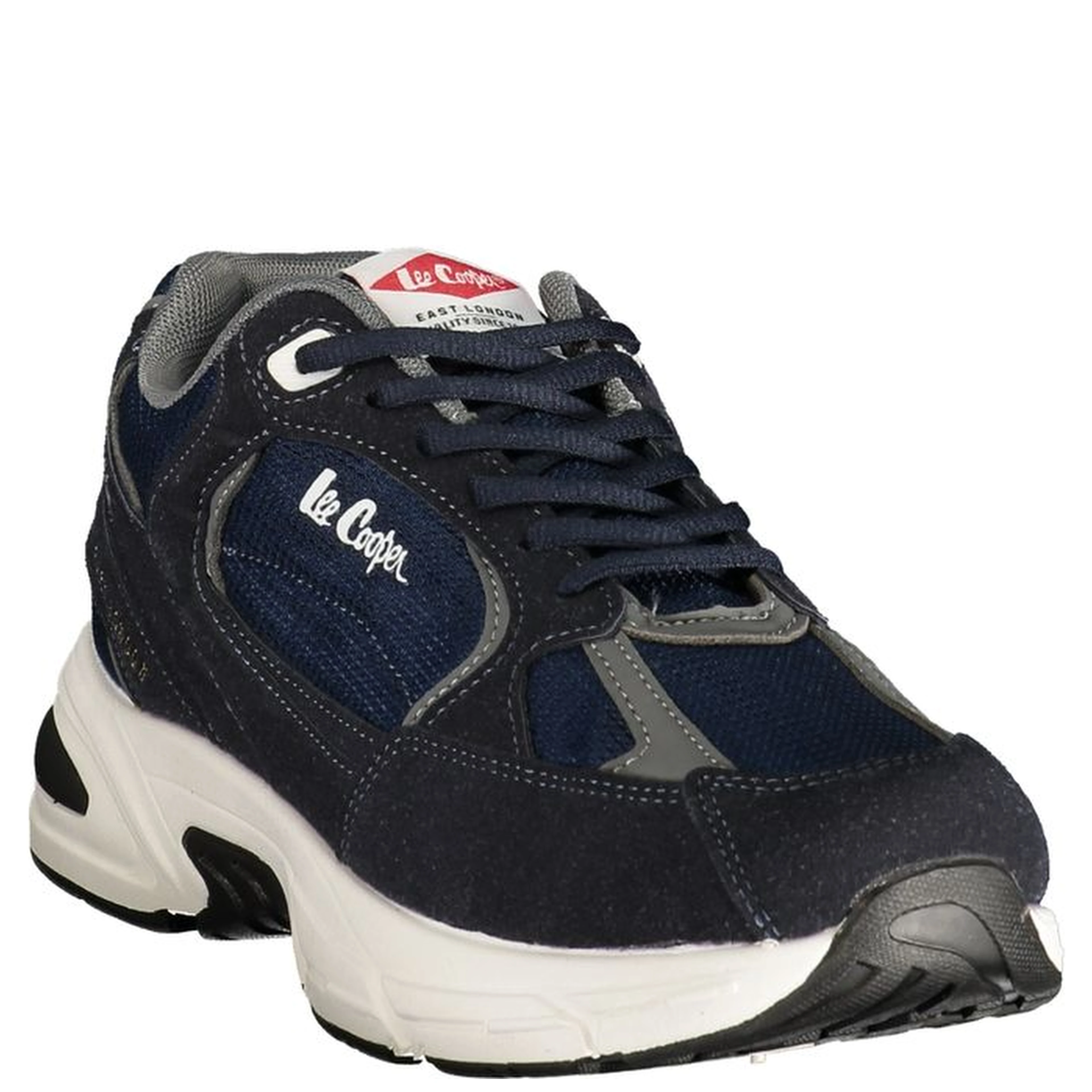 Blue Polyurethane Men's Sneaker