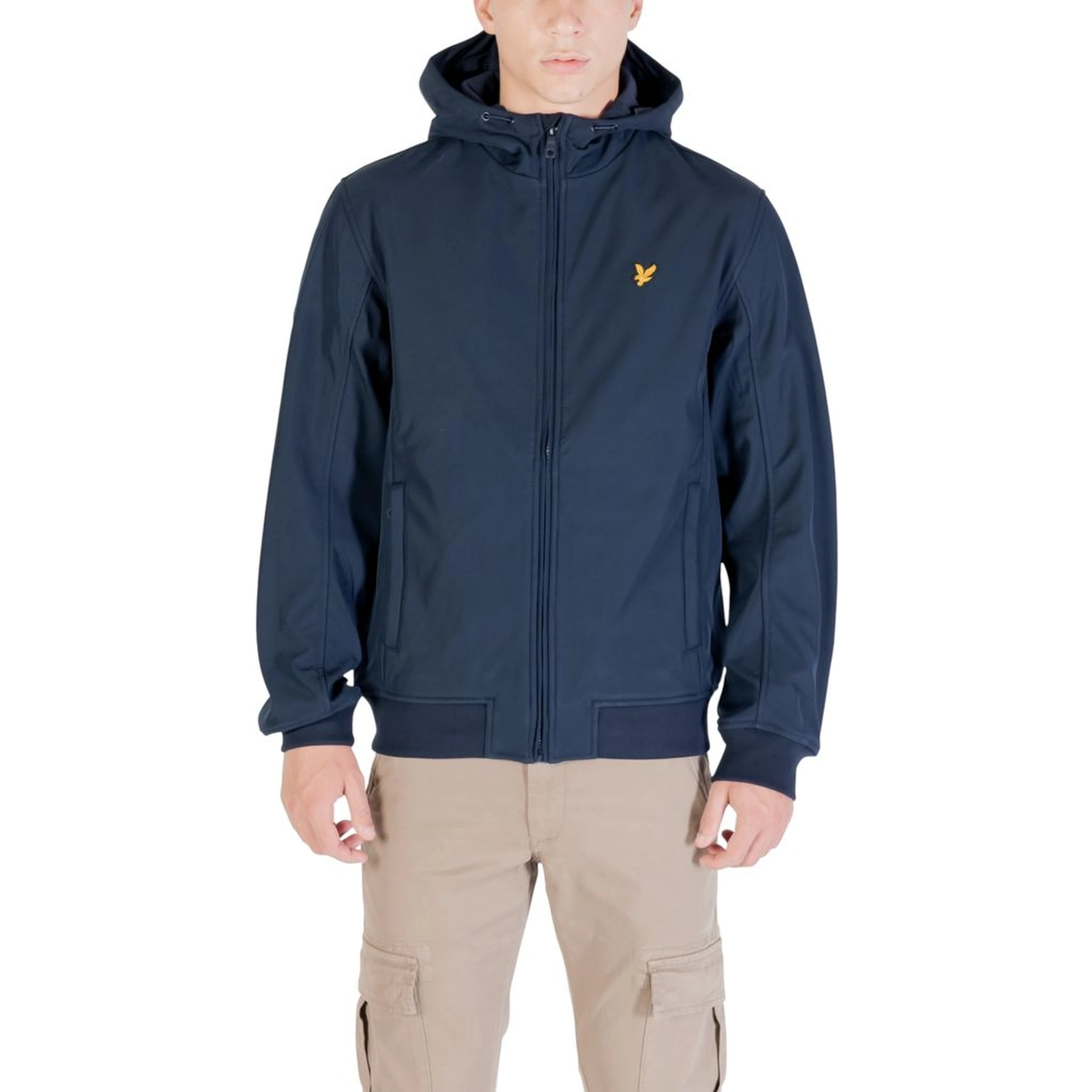 Blue Polyester Parka