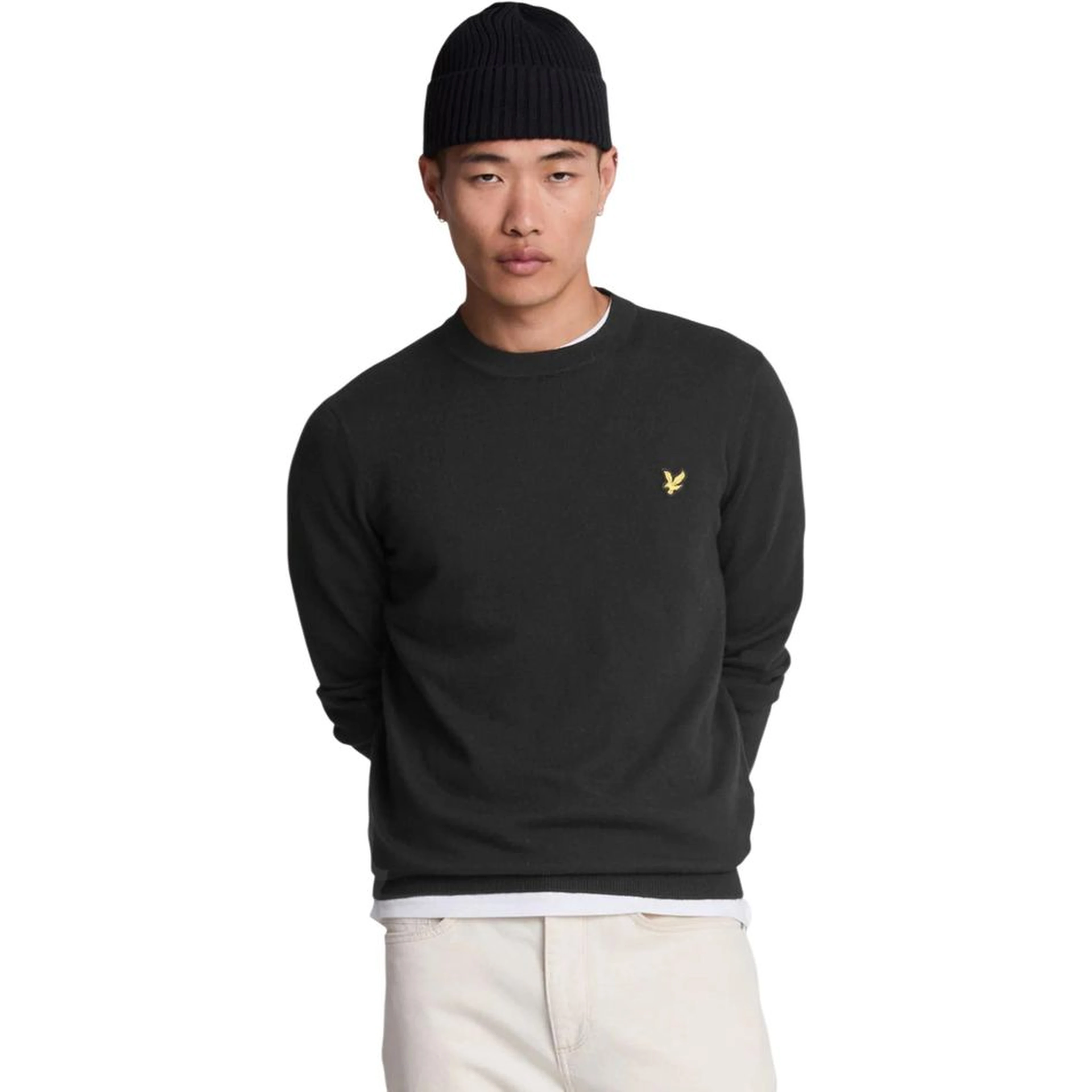 Black Cotton Sweatshirt