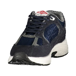 Blue Polyurethane Men's Sneaker