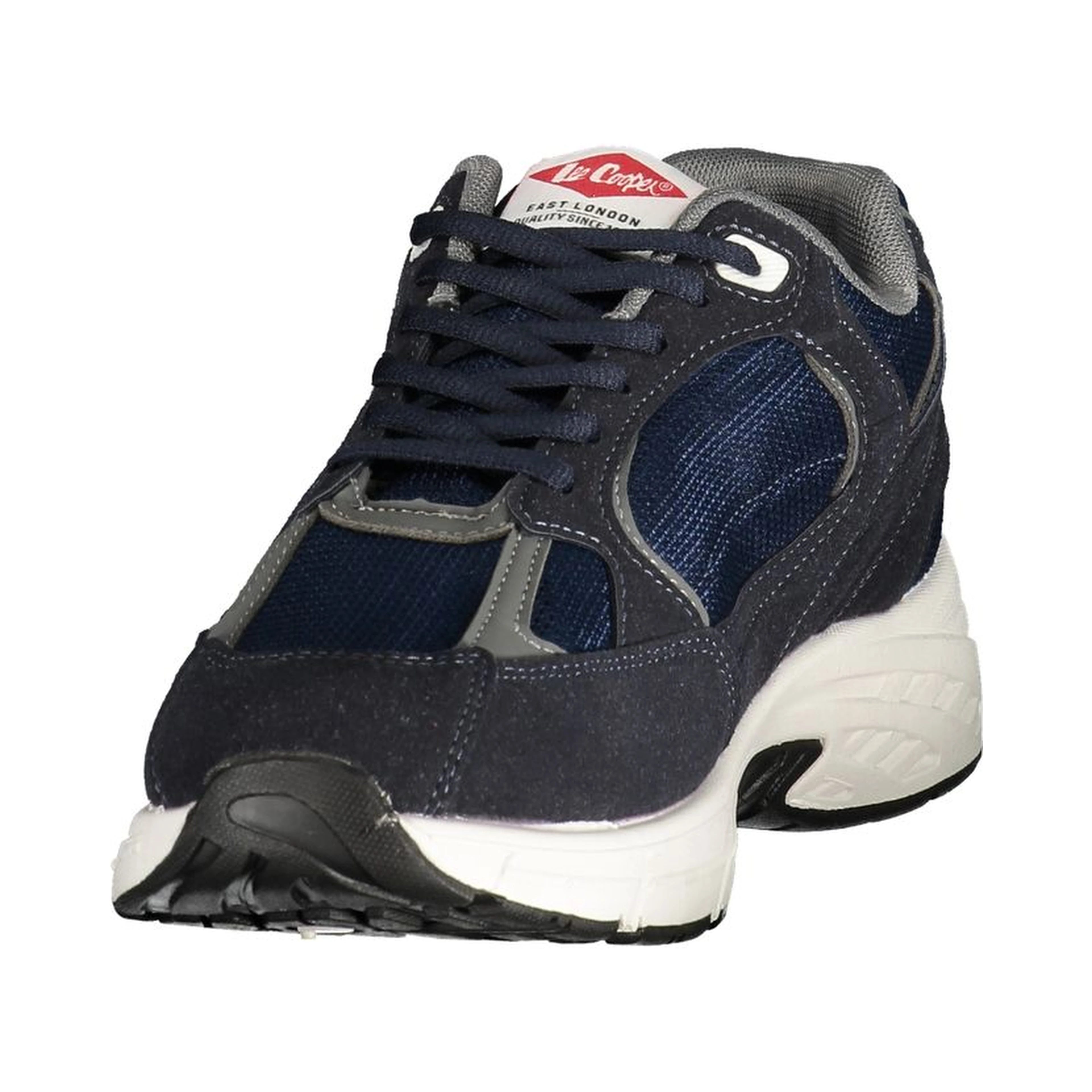 Blue Polyurethane Men's Sneaker