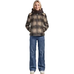 Brown Polyester Coat