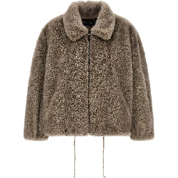 Gray Mink Full-Length Jacket