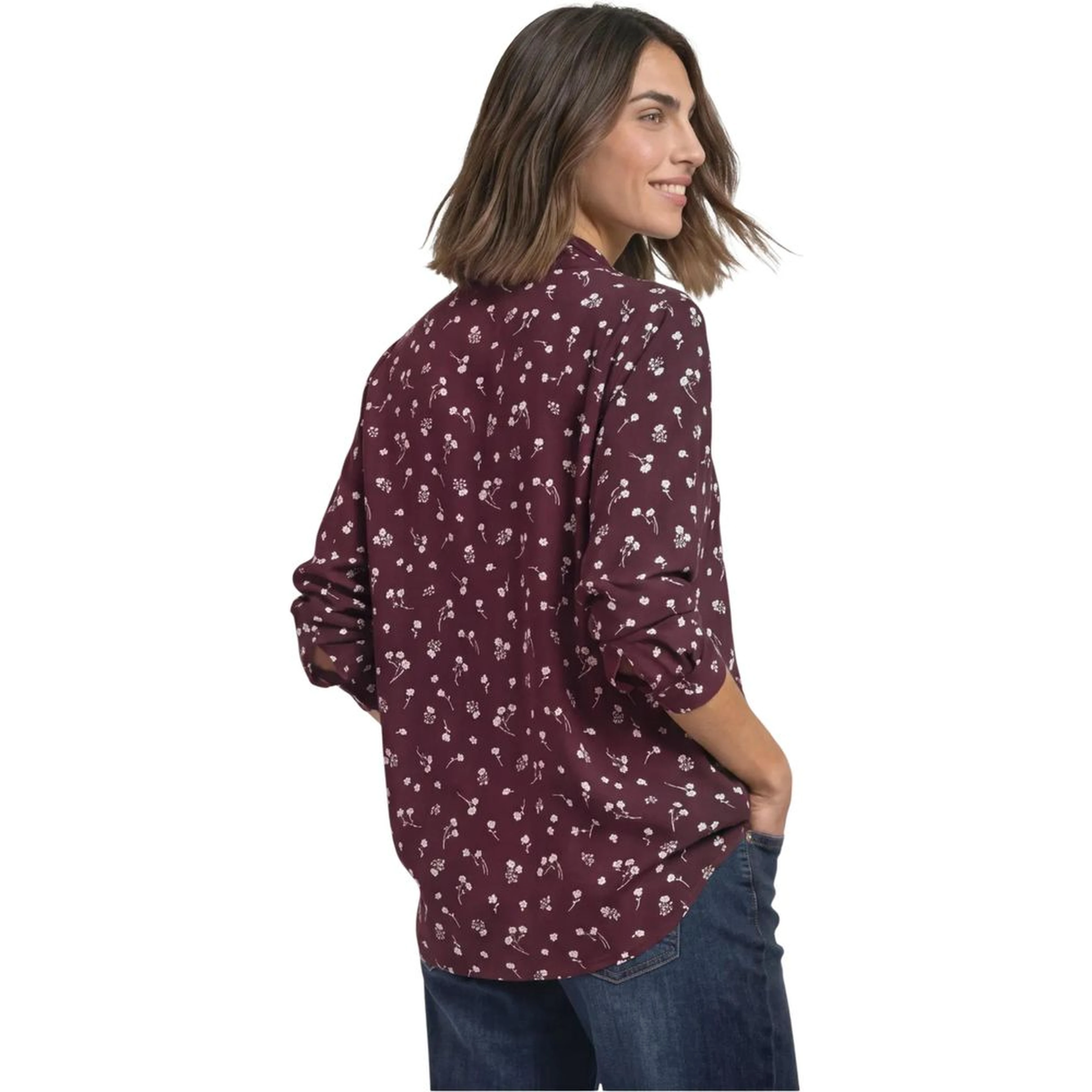 Bordeaux Viscose Blouse