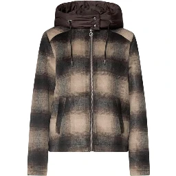 Brown Polyester Coat