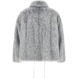 Gray Mink Full-Length Jacket