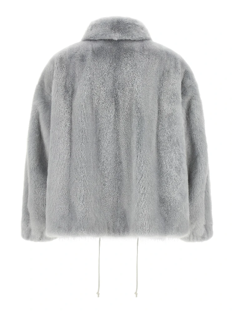 Gray Mink Full-Length Jacket alternative