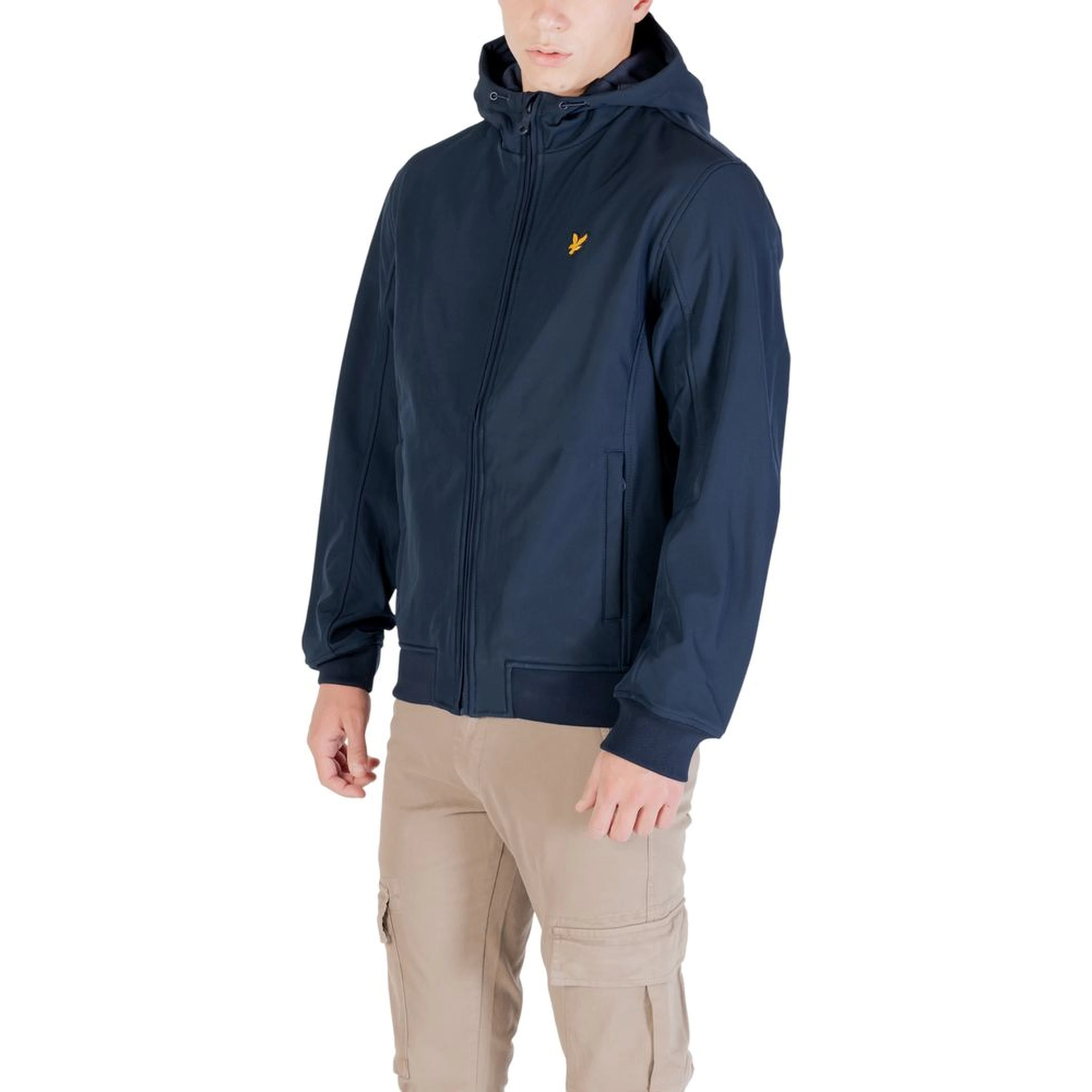 Blue Polyester Parka
