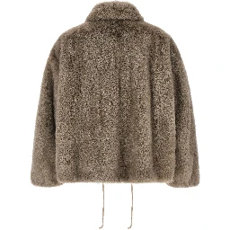 Gray Mink Full-Length Jacket
