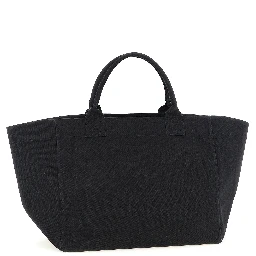 Black Recycled Cotton Tote Bag
