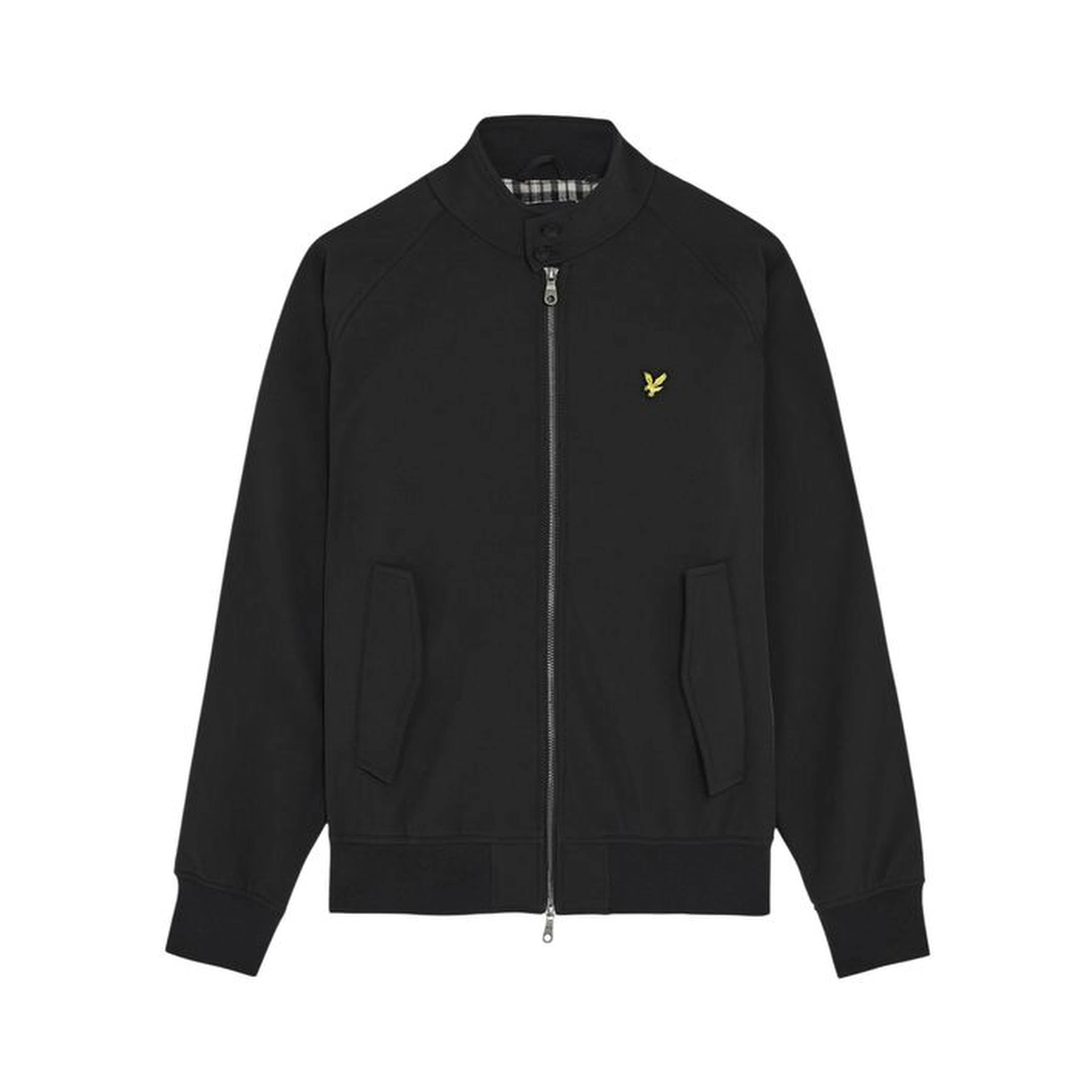 Black Polyester Full-Length Jacket