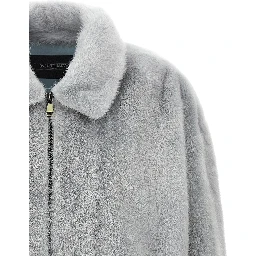 Gray Mink Full-Length Jacket