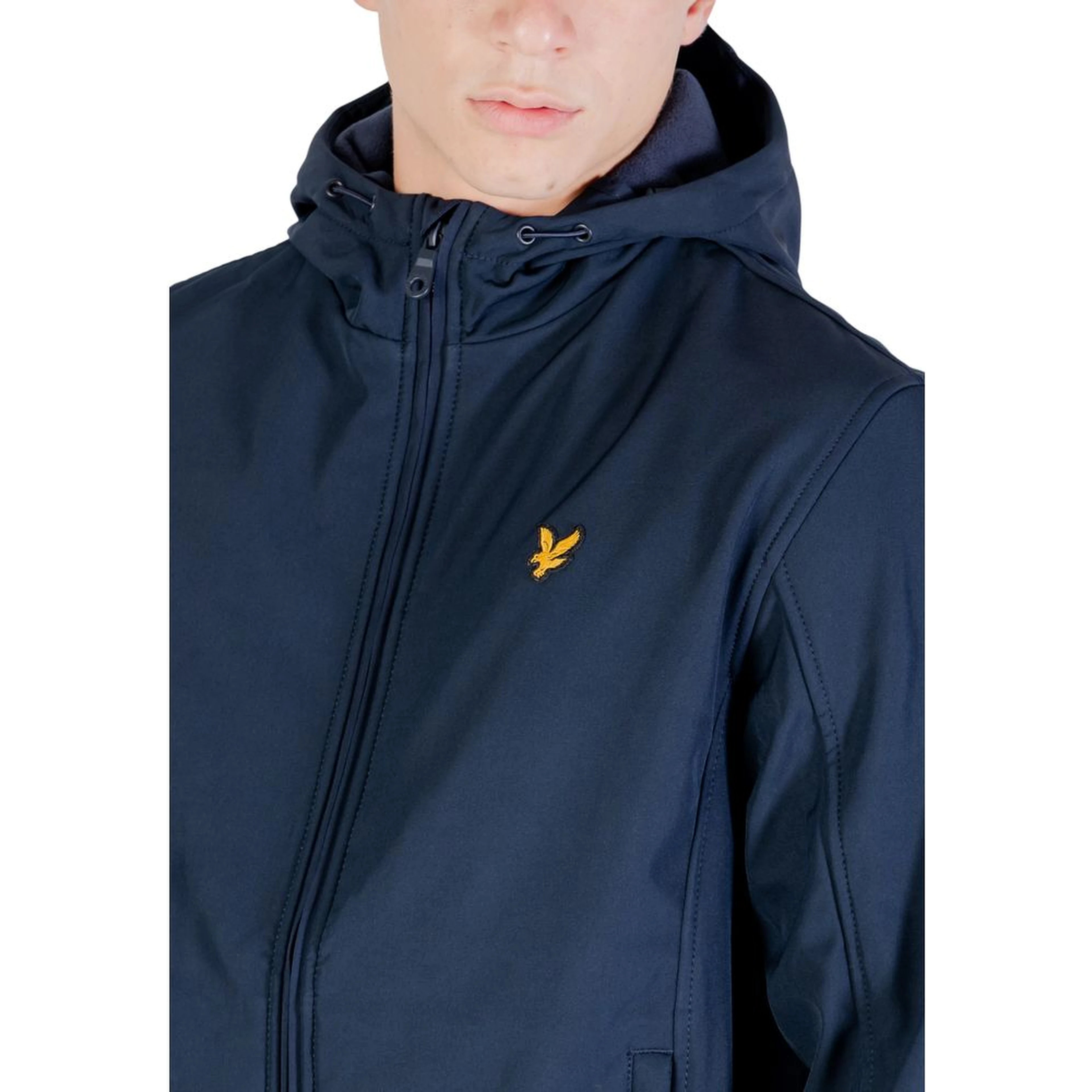 Blue Polyester Parka