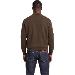 Brown Cotton Sweatshirt