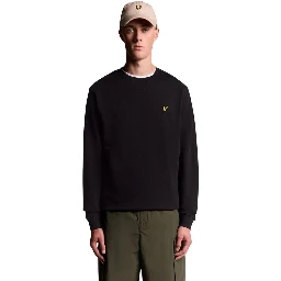 Black Cotton Sweatshirt