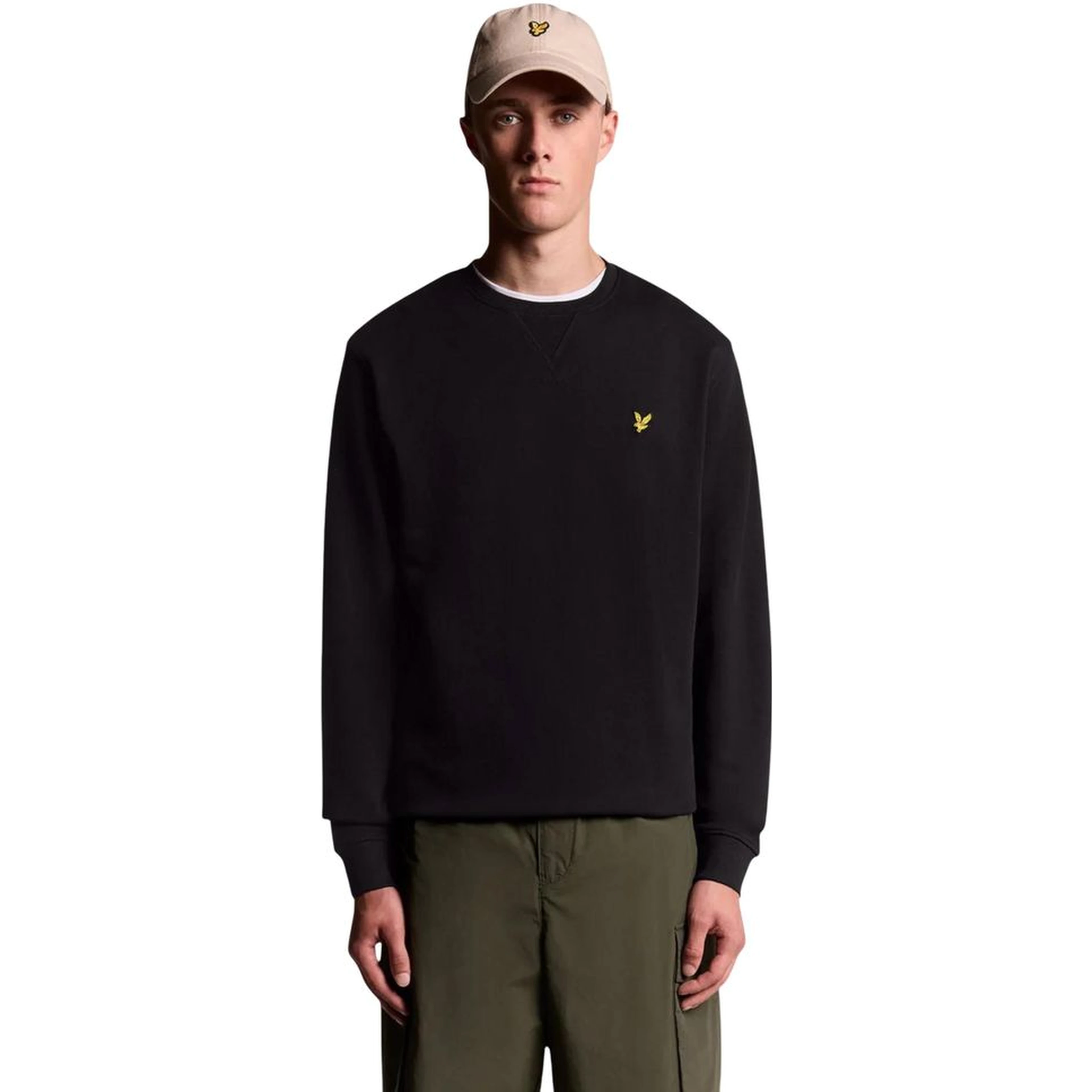 Black Cotton Sweatshirt