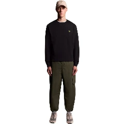 Black Cotton Sweatshirt