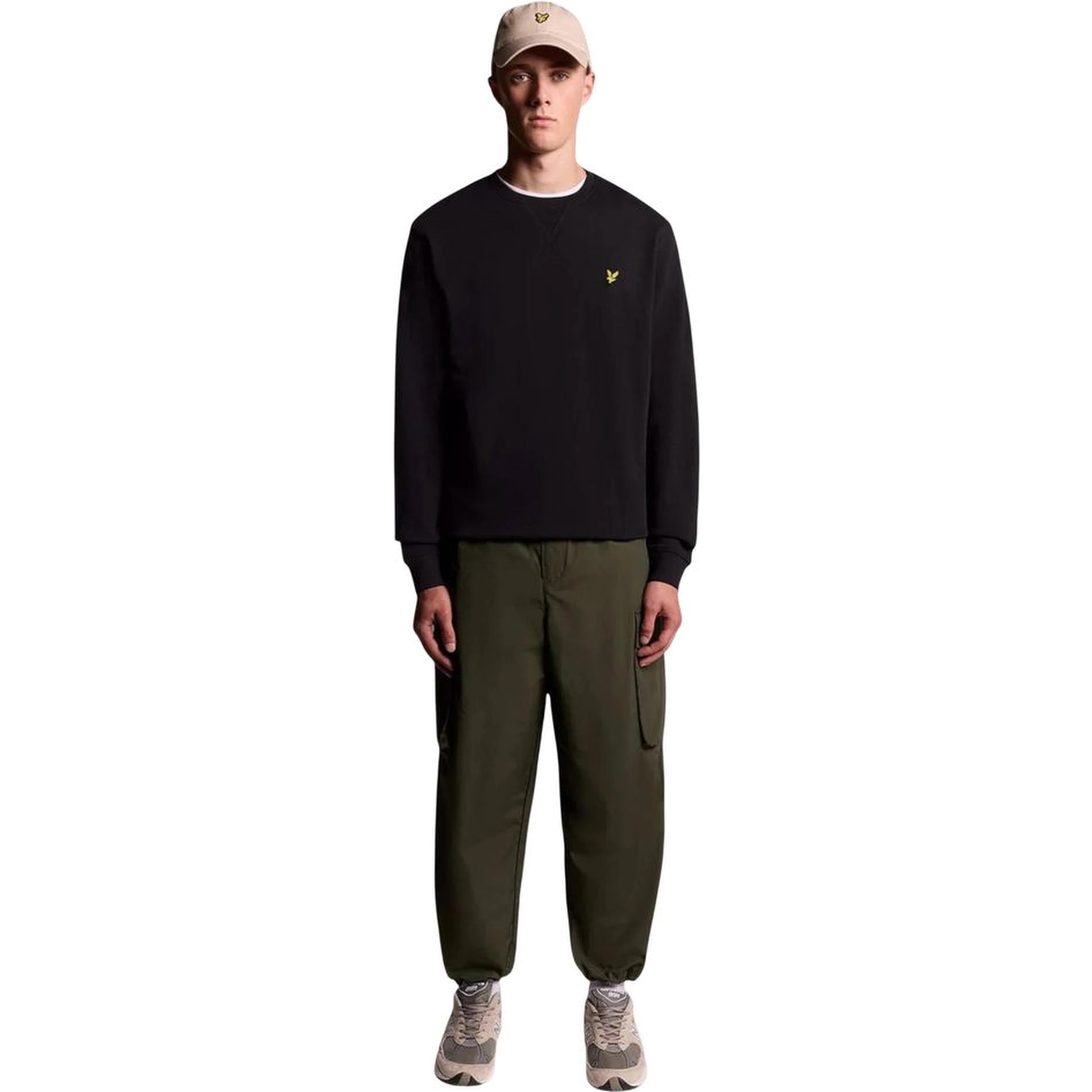Black Cotton Sweatshirt