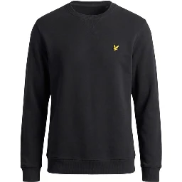 Black Cotton Sweatshirt