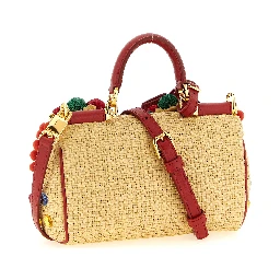 Multicolor Viscose Handbag