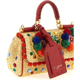 Multicolor Viscose Handbag