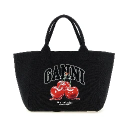 Black Recycled Cotton Tote Bag