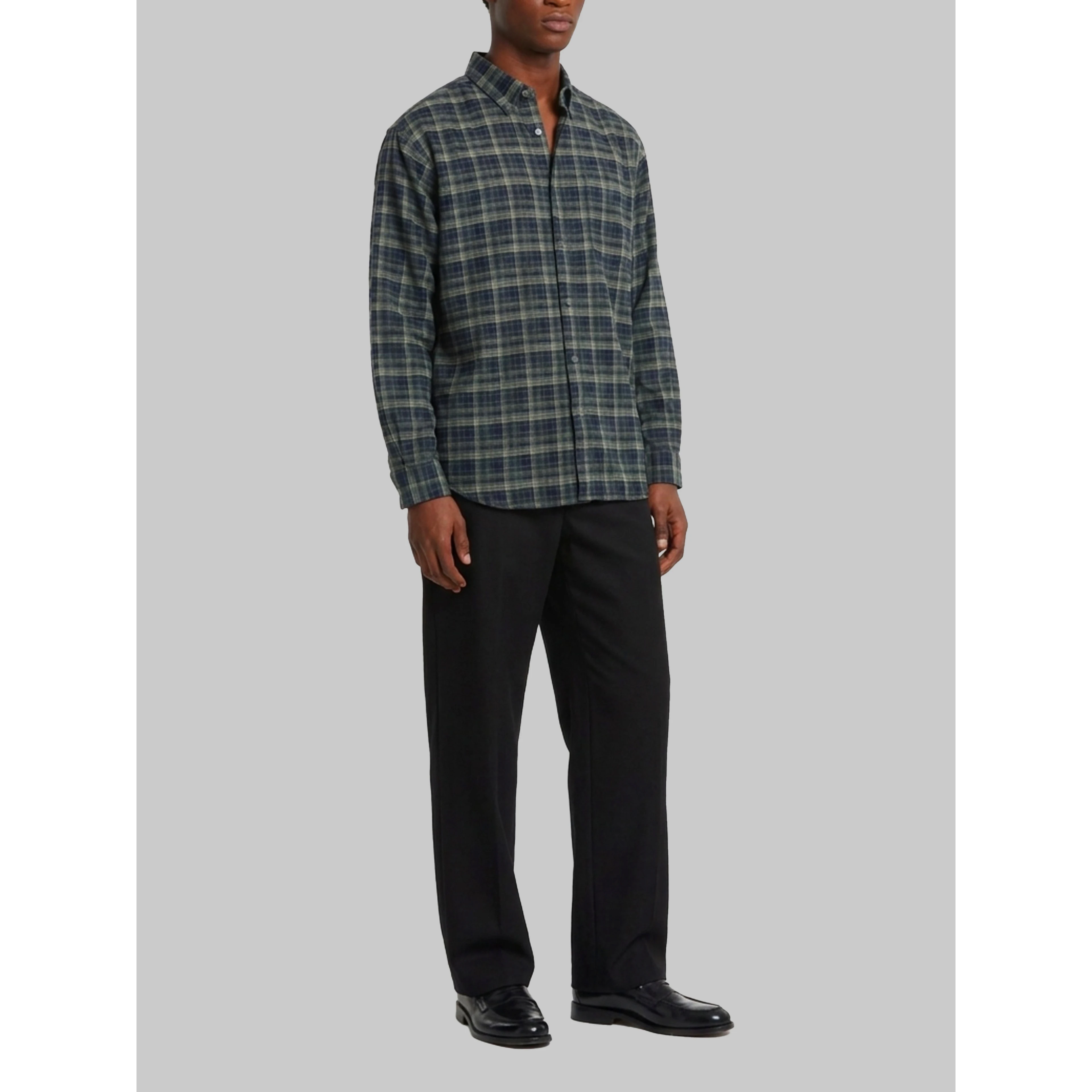 Plaid flannel shirt