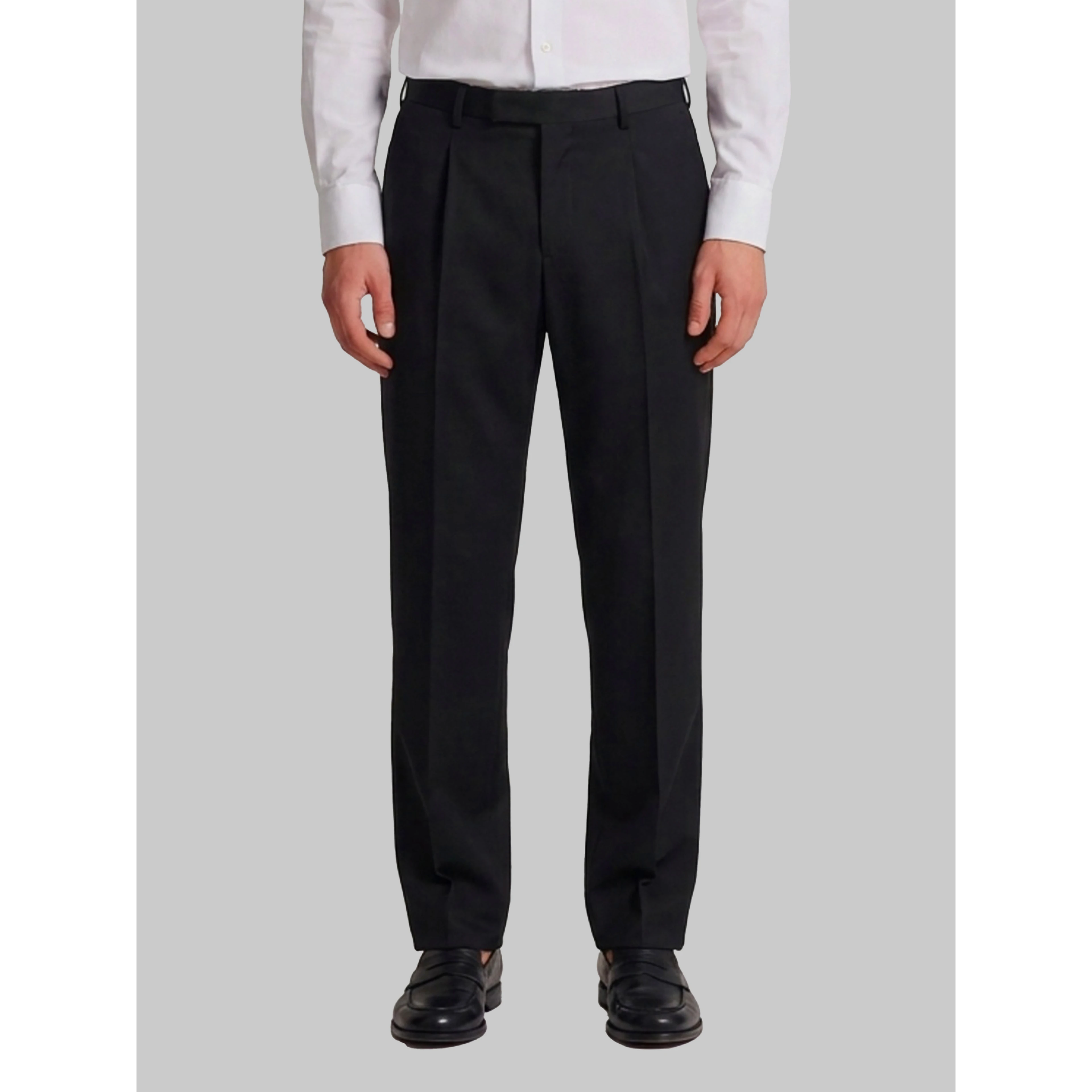 Samuel black wool pants